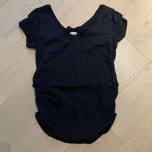 Black Maternity Top